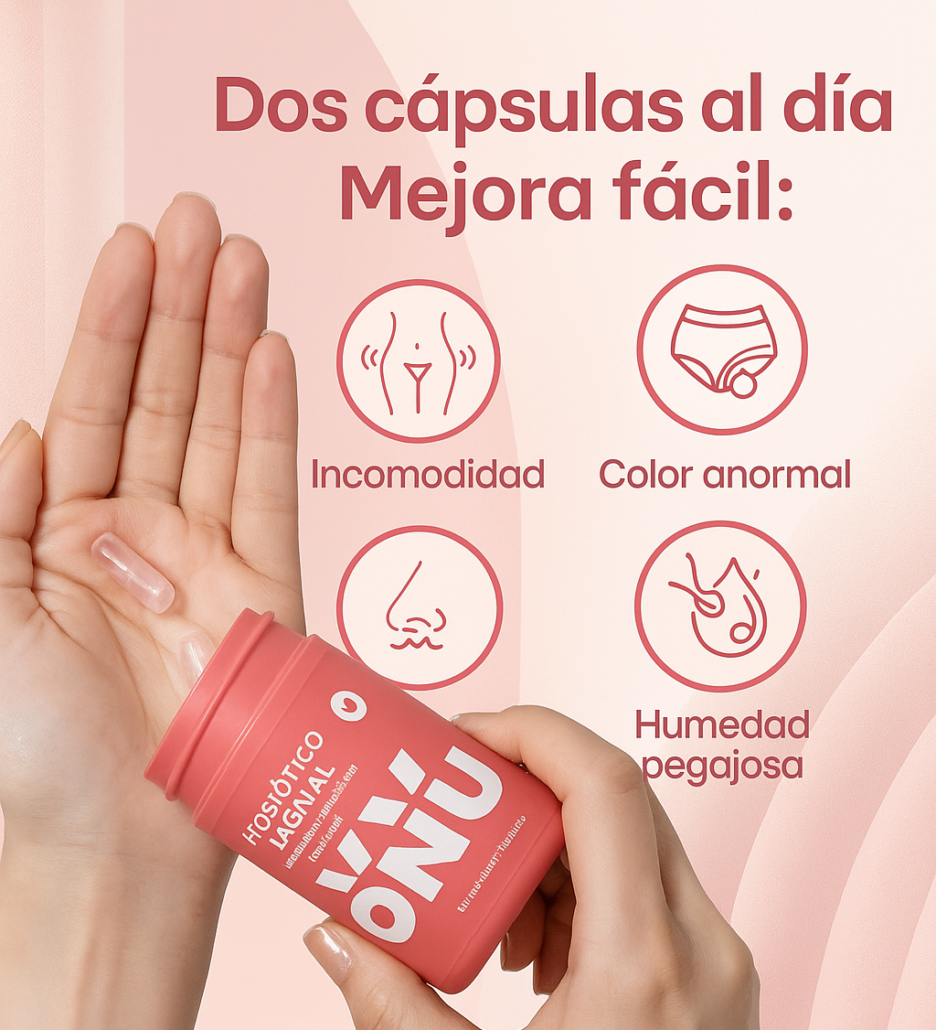 Cápsulas Probióticas Vaginales VIVONU Para Regular pH De Mujeres