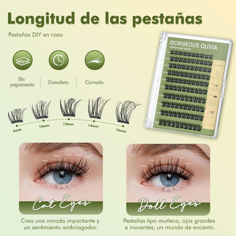 Kit de Pestañas en Racimos Autoadhesivas